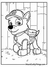Kids Coloring Pages Paw Patrol Rocky sketch template