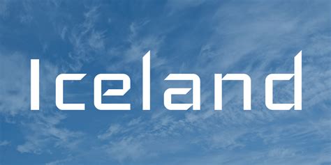 Iceland Font