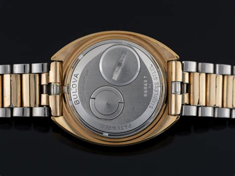 Bulova Accutron Spaceview Yellow Gold Electroplate Watch & Two Tone Bracelet | Unwind In Time