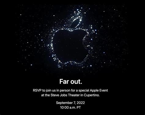 Apple confirms 'Far out' product launch event for September 7: Digital Photography Review