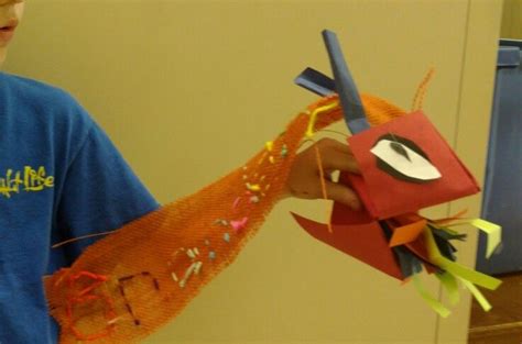 Dragon Puppet Origami - Origami