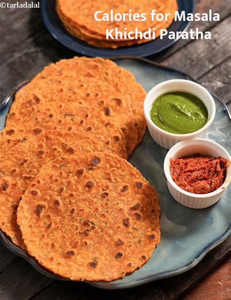 Calories of Masala Khichdi Paratha | Tarladalal.com