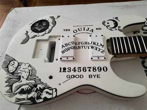 Kirk Hammett OUIJA set of custom Vinyl stickers for lectric guitar ...