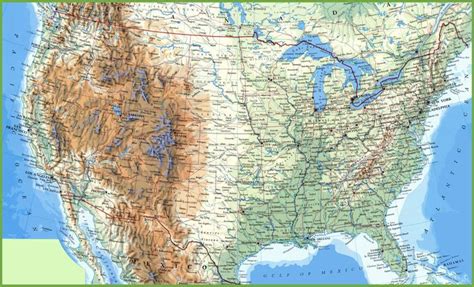 Large detailed map of USA with cities and towns | Detailed map, Usa map, Us map