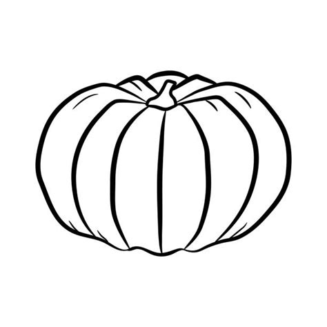 Confident Person Clipart Black And White Pumpkin