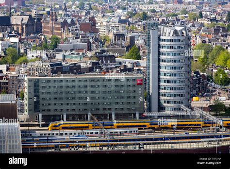 Amsterdam, Netherlands, Ibis Hotel at Amsterdam Central Station, Amsterdam Centraal Stock Photo ...