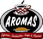 Aromas Williamsburg. Full breakfast, lunch, and dinner plus gourmet coffees (roasted on location ...