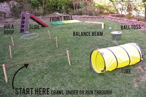 Easy Obstacle Course | Aire de jeu enfant, Jeux enfants, Jardin pour enfants