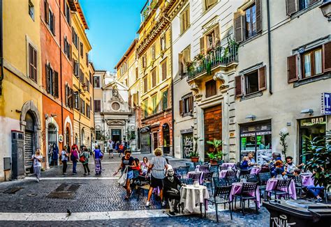 Small Square In Rome Free Stock Photo - Public Domain Pictures