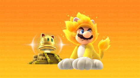 Bowser's Fury Giga Cat Mario Wallpaper - Cat with Monocle