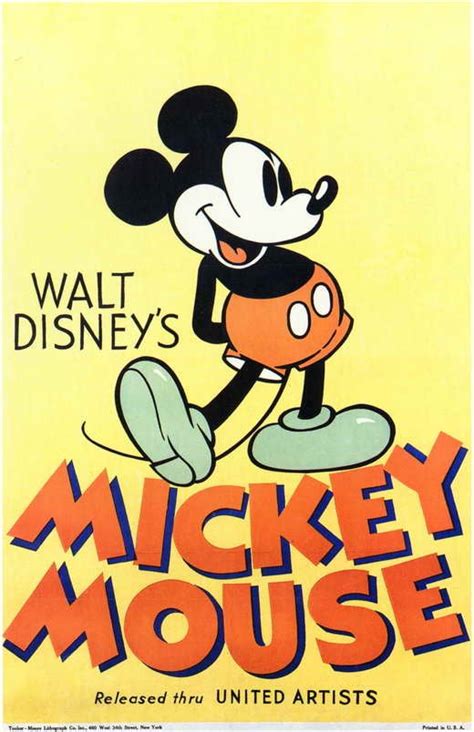 Walt Disney's Mickey Mouse - movie POSTER (Style A) (11" x 17") (1932) - Walmart.com