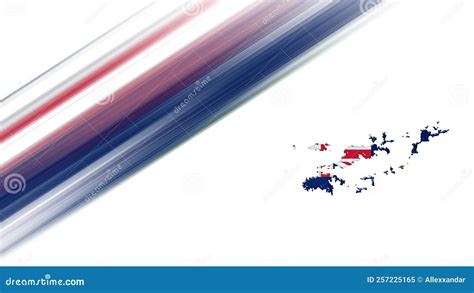 Map of Virgin Islands British, Flag Map Stock Illustration ...