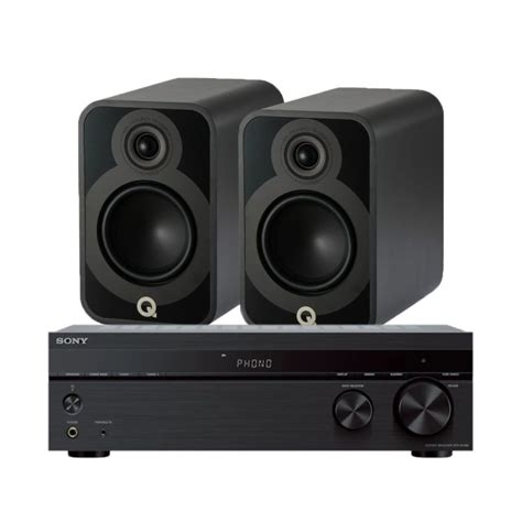 Sony STR-DH190 Stereo Receiver with Q Acoustics 5020 Bookshelf Speakers