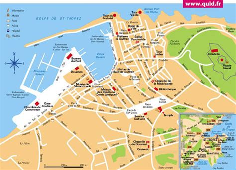 Large Saint-Tropez Maps for Free Download and Print | High-Resolution and Detailed Maps