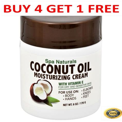 Spa Naturals Coconut Oil Moisturizing Cream, 6-oz. Tubs – Junior Ortiz