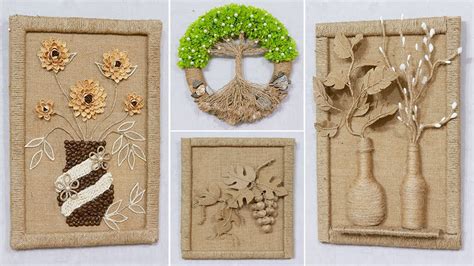 Do you Believe these Jute Wall Hanging Craft Ideas are made from Scrap? - YouTube