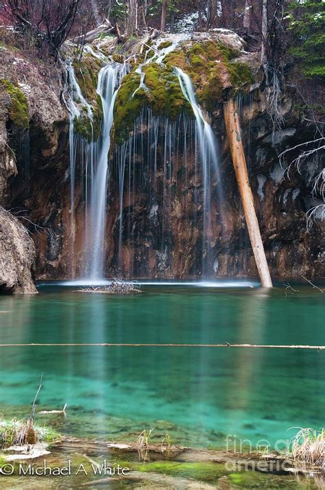 Hanging Lake Waterfall Photograph by Michael White