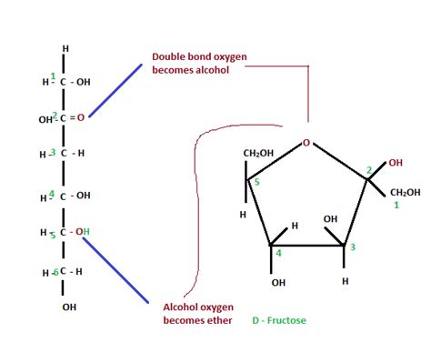 Fructose Structure - Diagrams, Ring Structure, Properties, Uses