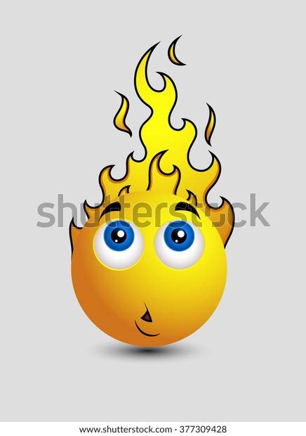 Head Burning Emoji Smiley Emoticon: เวกเตอร์สต็อก (ปลอดค่าลิขสิทธิ์) 377309428 | Shutterstock