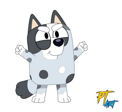 Bluey - Muffin Heeler (HD Art) by PlatinumShrineArt on DeviantArt