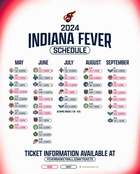 Indiana Fever Schedule Printable 2024 - Grata Karlene