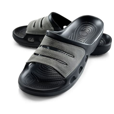 Roxoni - Roxoni Slide Sandals for Men | Open Toe Slip-On | Waterproof ...