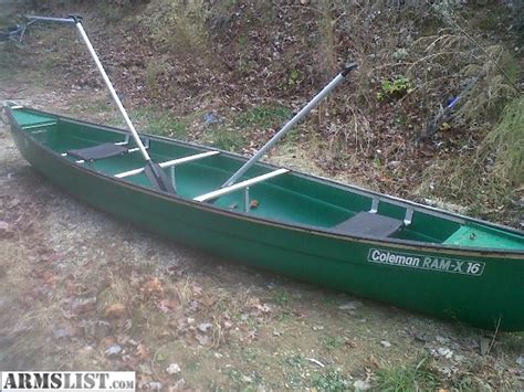 ARMSLIST - For Sale: *** Canoe 16 FT Coleman 2 Paddles