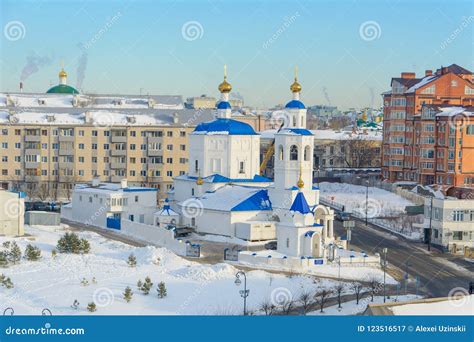 Kazan, Russia - 23. 02. 2016: Church in Kazan, Winter Editorial Photography - Image of empire ...