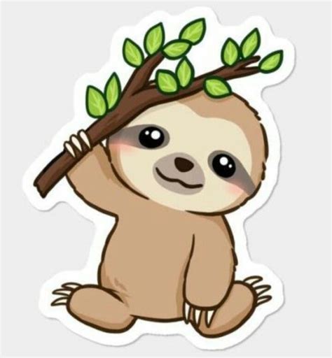 Pin by silvia on faroles | Sloth cartoon, Cute cartoon, Xmas crafts