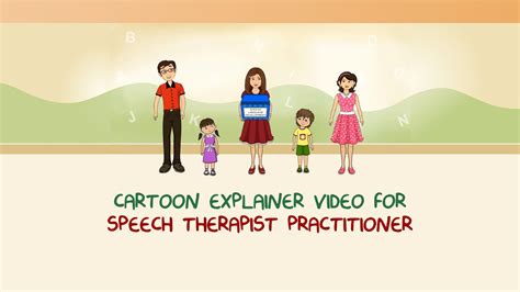 A Cartoon Explainer Video For Speech Therapist Practitioner - YouTube