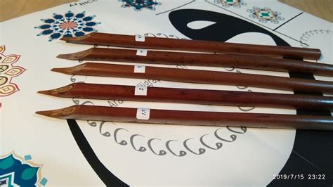 Arabic Calligraphy Reed Pen Qalam Kalam Bamboo-handam Urdu Farsi HANDAM ...