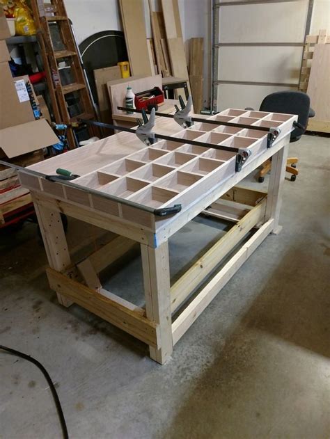 Torsion Box Workbench | Workbench designs, Woodworking table, Workbench top