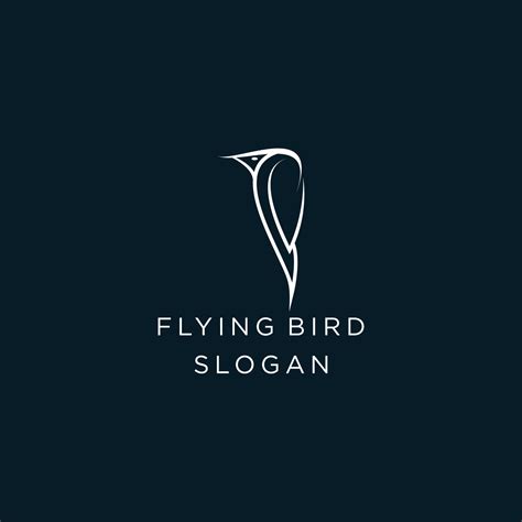 Flying bird design icon logo template 13785744 Vector Art at Vecteezy