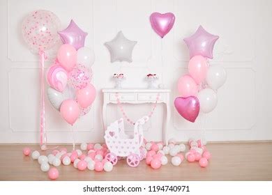 Children Birthday Decorations Children Birthday Balloons Stock Photo ...