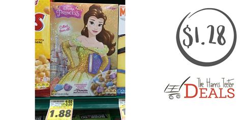 Kellogg's Disney Princess Cereal only $1.28 at Harris Teeter! - The ...