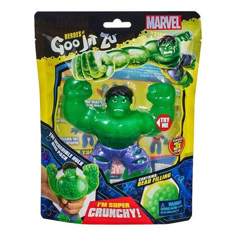 Heroes of Goo Jit Zu Marvel The Incredible Hulk Hero Figure in 2022 | Incredible hulk, The ...