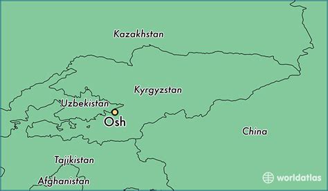 Where is Osh, Kyrgyzstan? / Osh, Osh Map - WorldAtlas.com