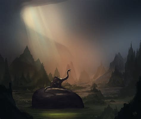 Lonely Dragon by Dumaker on DeviantArt