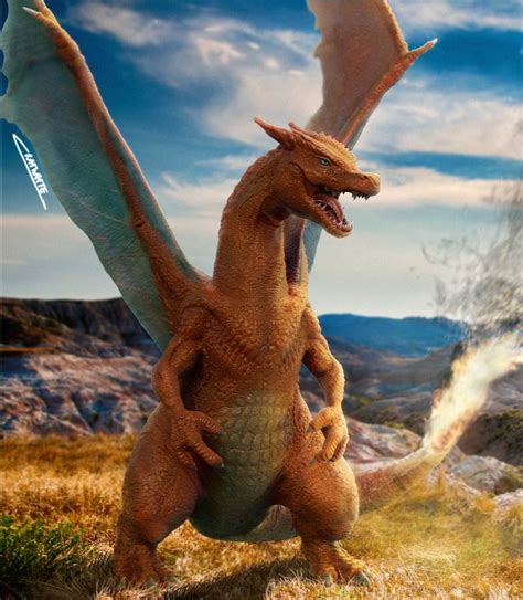 Realistic Charizard!! by Chenks-R | Pokemon en la vida real, Pokemon realista, Cosas de pokemon