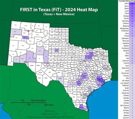 FIRST in Texas Heat Map 2024 - General Forum - Chief Delphi