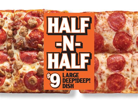 Little Caesars Unveils New $9 Half-N-Half Deep Deep Dish Combo Pizza ...