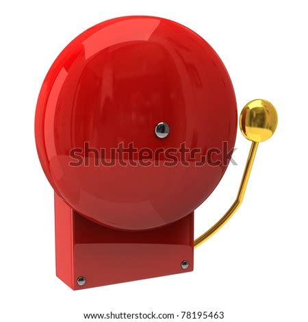 Red Fire Alarm Isolated On White Stock Illustration 78195463 - Shutterstock