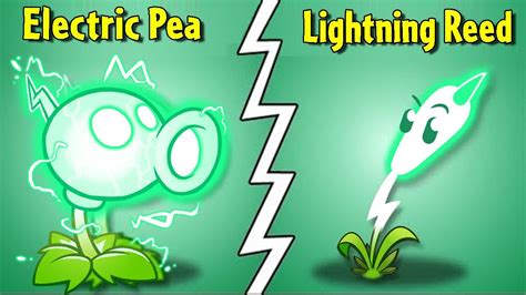 ELECTRIC PEASHOOTER vs LIGHTNING REED - Who Will Win? - PvZ 2 Plant vs ...