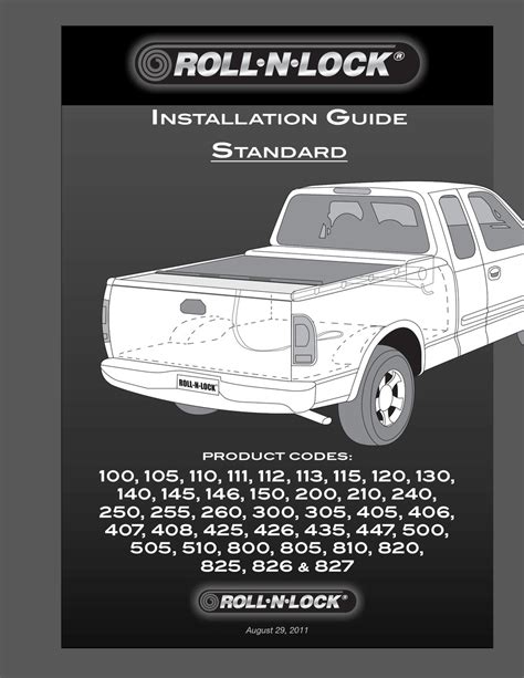 ROLL-N-LOCK 110 INSTALLATION MANUAL Pdf Download | ManualsLib