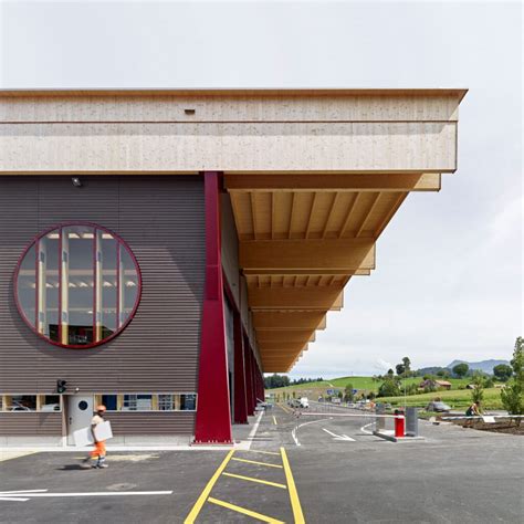 HWM Architects Creates A Recycling Center In Switzerland - Arco Unico