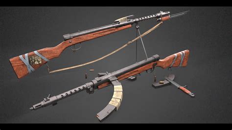 ArtStation - Type 100 Submachine Gun