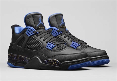 Air Jordan 4 Wings Black Blue 2019 Release Date | SneakerFiles