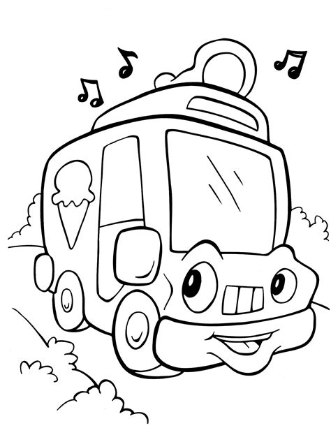 Crayola Ice Cream Truck coloring page - Download, Print or Color Online for Free