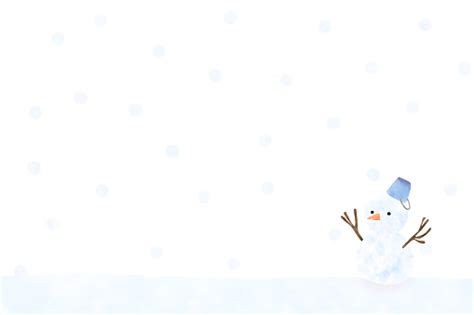 Snowman In Winter Scene Clipart White Background Stock Illustration - Download Image Now - Art ...