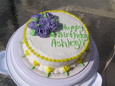 Purple Flower Birthday Cake by darcyscakes on DeviantArt